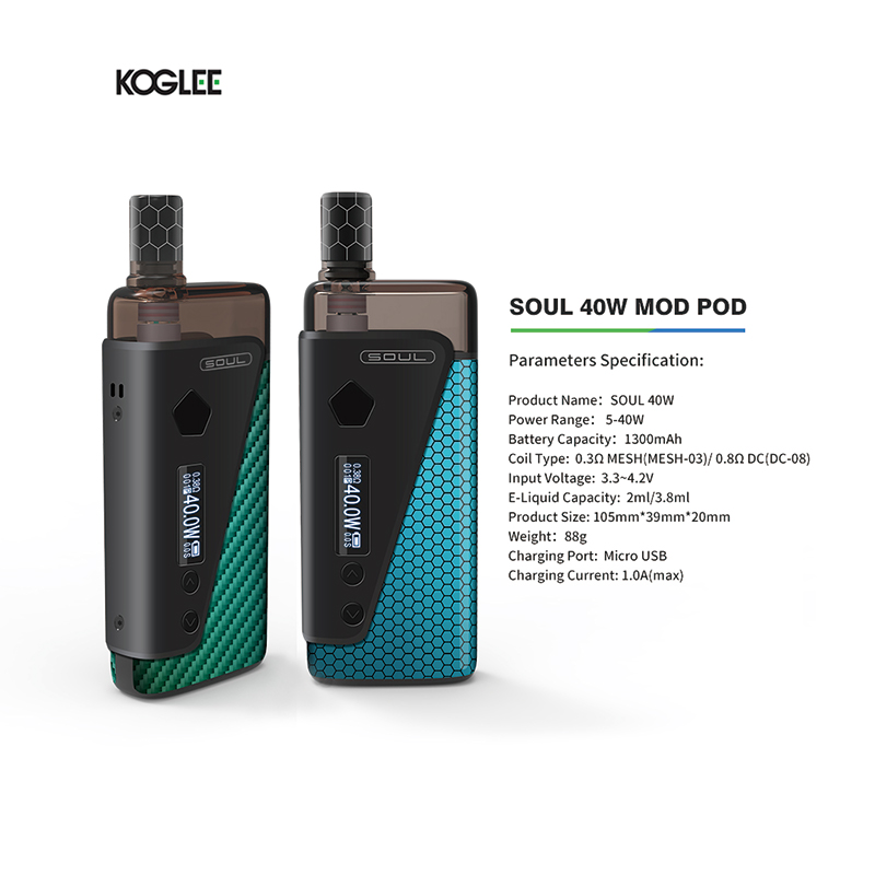 SOUL40W elektronisk cigaret