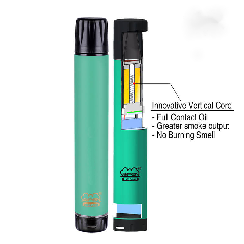 Autentisk VAPEN MACRO 2000 PUFFS Disposable Vape Pen med lodret spole plus XXL XTRA Ekstra Flex Vaporizer Prefilled BARS E CIGS Vaporizers