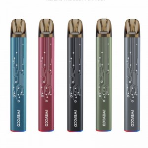 USA Gratis skib 100% Original IWEYCCO Ghost E cigaretter Device Kit Vape Batteri 20mg Cartridge RGB Light